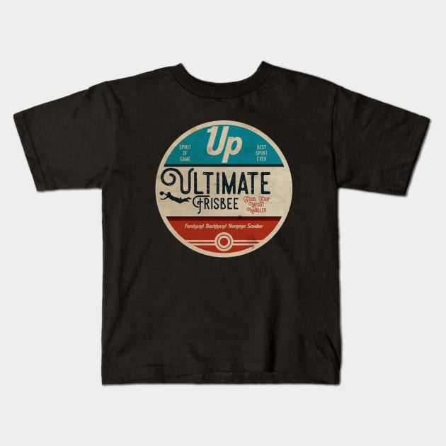 Ultimate Frisbee Vintage Kids T-Shirt by CTShirts